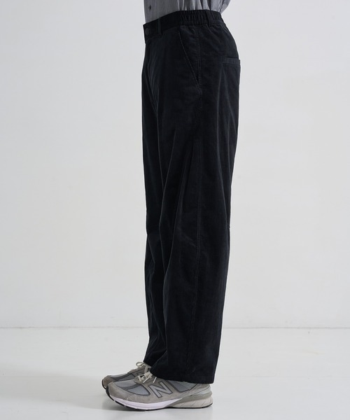 CITY TOKYO（シティトウキョウ）の「【CITY TOKYO/シティートーキョー】Corduroy barrel trousers（その他パンツ・メンズ・ブラック/ダークブラウン/オフホワイト・1/2）」の16枚目の写真