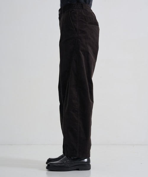 CITY TOKYO（シティトウキョウ）の「【CITY TOKYO/シティートーキョー】Corduroy barrel trousers（その他パンツ・メンズ・ブラック/ダークブラウン/オフホワイト・1/2）」の14枚目の写真