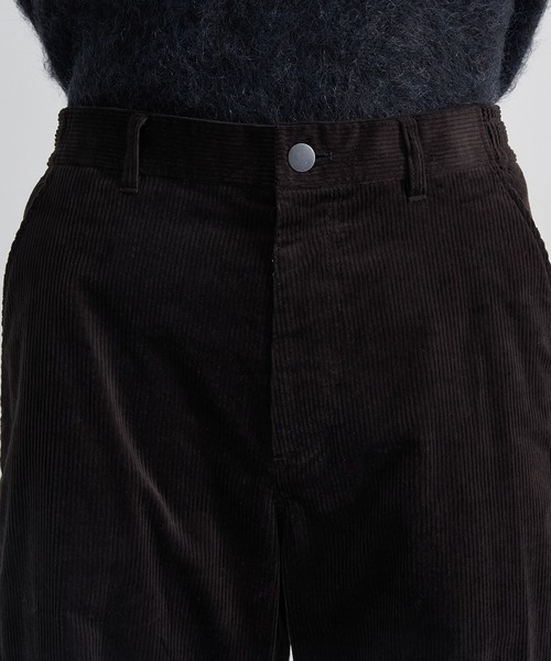 CITY TOKYO（シティトウキョウ）の「【CITY TOKYO/シティートーキョー】Corduroy barrel trousers（その他パンツ・メンズ・ブラック/ダークブラウン/オフホワイト・1/2）」の8枚目の写真