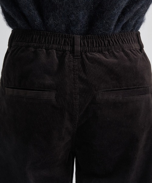 CITY TOKYO（シティトウキョウ）の「【CITY TOKYO/シティートーキョー】Corduroy barrel trousers（その他パンツ・メンズ・ブラック/ダークブラウン/オフホワイト・1/2）」の5枚目の写真
