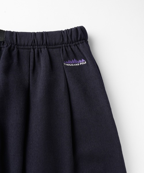 THOUSAND MILE（サウザンドマイル）の「THOUSAND MILE/サウザンドマイル WAVE ADJUST WIDE PANTS イージーワイドパンツ（スウェットパンツ・レディース・チャコール/ブラウン/ネイビー・FREE）」の13枚目の写真