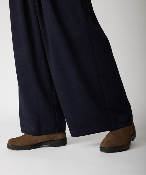 THOUSAND MILE（サウザンドマイル）の「THOUSAND MILE/サウザンドマイル WAVE ADJUST WIDE PANTS イージーワイドパンツ（スウェットパンツ・レディース・チャコール/ブラウン/ネイビー・FREE）」の11枚目の写真