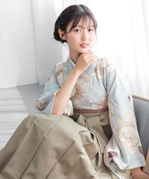 SOUBIEN（ソウビエン）の「【floro by SOUBIEN】レディース袴4点セット（着物・襦袢・下帯・袴）（着物）」