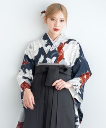 SOUBIEN（ソウビエン）の「【floro by SOUBIEN】レディース袴4点セット（着物・襦袢・下帯・袴）（着物）」