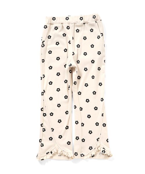 apres les cours（アプレレクール）の「【総柄】ハート・花柄 裾フリルきゅんパンツ_ジュニア対応（その他パンツ・キッズ・その他3/ブラウン/ブラック・80/90/100/110/120/130/140）」の20枚目の写真