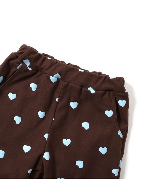 apres les cours（アプレレクール）の「【総柄】ハート・花柄 裾フリルきゅんパンツ_ジュニア対応（その他パンツ・キッズ・その他3/ブラウン/ブラック・80/90/100/110/120/130/140）」の22枚目の写真