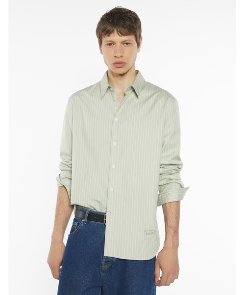 Maison Kitsune（メゾンキツネ）の「MAISON KITSUNE HANDWRITING RELAXED SHIRT（シャツ/ブラウス・メンズ・ミント・XS/S/M/L/XL）」の5枚目の写真