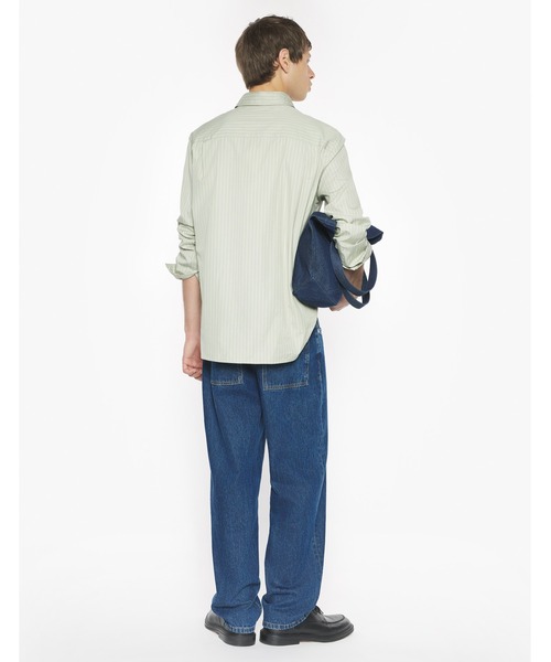 Maison Kitsune（メゾンキツネ）の「MAISON KITSUNE HANDWRITING RELAXED SHIRT（シャツ/ブラウス・メンズ・ミント・XS/S/M/L/XL）」の4枚目の写真