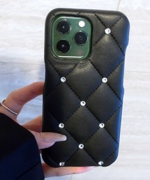 Vini（ヴィニ）の「キルティング レザー　スマホケース（スマホケース/カバー・レディース）」