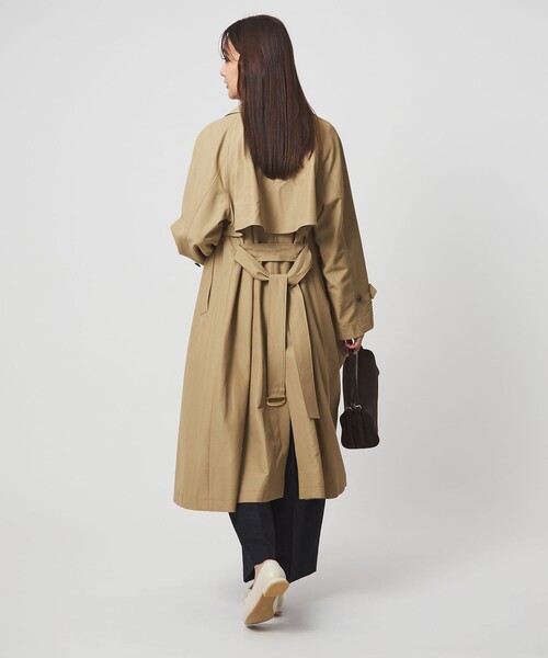 green label relaxing(グリーンレーベルリラクシング)の「ライト トレンチコート(トレンチコート・レディース・ネイビー/ベージュ・FREE)」の5枚目の写真