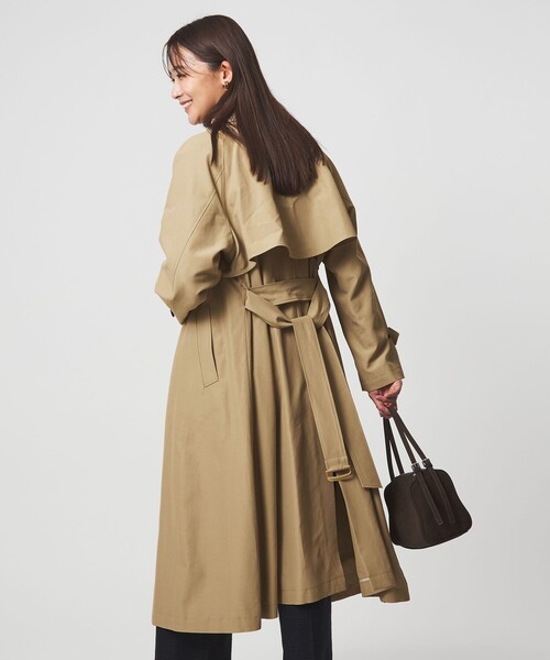green label relaxing(グリーンレーベルリラクシング)の「ライト トレンチコート(トレンチコート・レディース・ネイビー/ベージュ・FREE)」の8枚目の写真