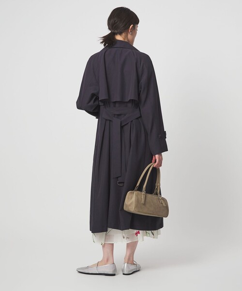 green label relaxing(グリーンレーベルリラクシング)の「ライト トレンチコート(トレンチコート・レディース・ネイビー/ベージュ・FREE)」の15枚目の写真
