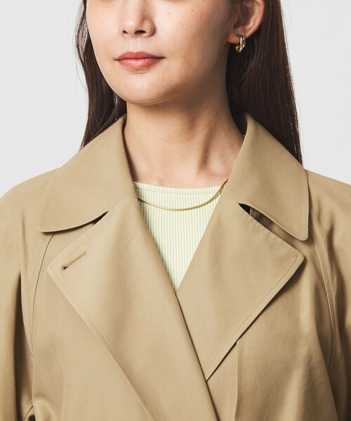 green label relaxing(グリーンレーベルリラクシング)の「ライト トレンチコート(トレンチコート・レディース・ネイビー/ベージュ・FREE)」の19枚目の写真