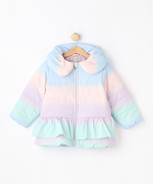 SHOO・LA・RUE（シューラルー）の「【100-150cm/撥水】GIRLS中綿アソートブルゾン（ブルゾン・キッズ・アイボリー系/パープル系1・10/11/12/13/14/15 ）」の3枚目の写真