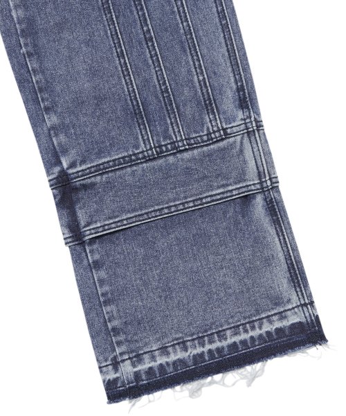 NOMANUAL(NOMANUAL)の「WASHED DENIM WORK PANTS - WASHED BLUE(デニムパンツ・レディース・その他・SMALL/MEDIUM/LARGE)」の8枚目の写真