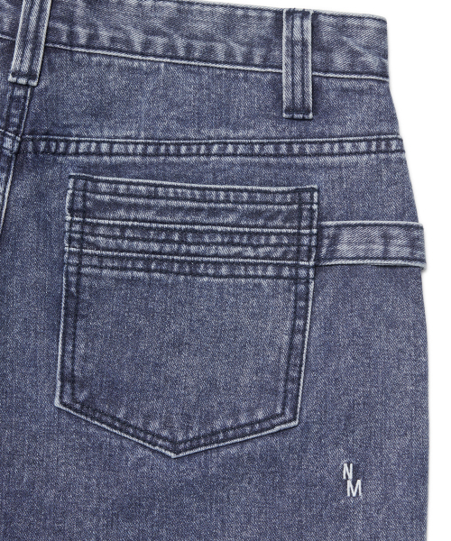 NOMANUAL(NOMANUAL)の「WASHED DENIM WORK PANTS - WASHED BLUE(デニムパンツ・レディース・その他・SMALL/MEDIUM/LARGE)」の9枚目の写真
