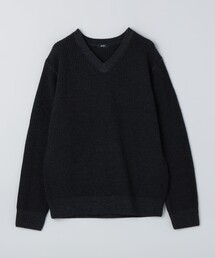 SHIPS（シップス）の「SHIPS: ウール ガーメントダイ Vネック ニット（ニット/セーター・メンズ）」