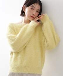 シャギーニット」に該当するニット/セーター（イエロー/黄色系