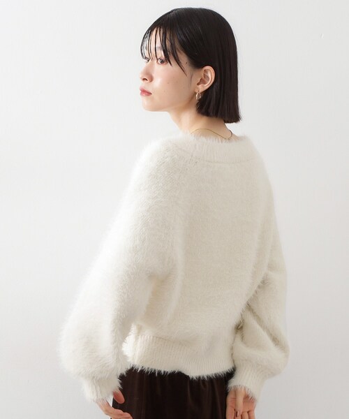 THE SHOP TK （ザ ショップ ティーケー ）の「着るたびときめく ふんわりフェザーシャギーニット（ニット/セーター・レディース・サックスブルー/アイボリー/イエロー系その他/ベージュ・13/12）」の6枚目の写真