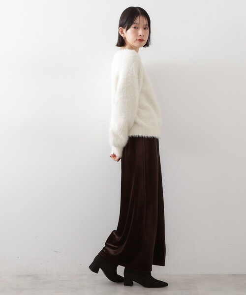 THE SHOP TK （ザ ショップ ティーケー ）の「着るたびときめく ふんわりフェザーシャギーニット（ニット/セーター・レディース・サックスブルー/アイボリー/イエロー系その他/ベージュ・13/12）」の7枚目の写真