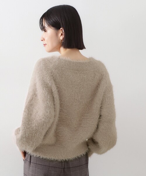 THE SHOP TK （ザ ショップ ティーケー ）の「着るたびときめく ふんわりフェザーシャギーニット（ニット/セーター・レディース・サックスブルー/アイボリー/イエロー系その他/ベージュ・13/12）」の10枚目の写真