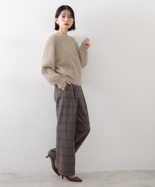 THE SHOP TK （ザ ショップ ティーケー ）の「着るたびときめく ふんわりフェザーシャギーニット（ニット/セーター・レディース・サックスブルー/アイボリー/イエロー系その他/ベージュ・13/12）」の11枚目の写真