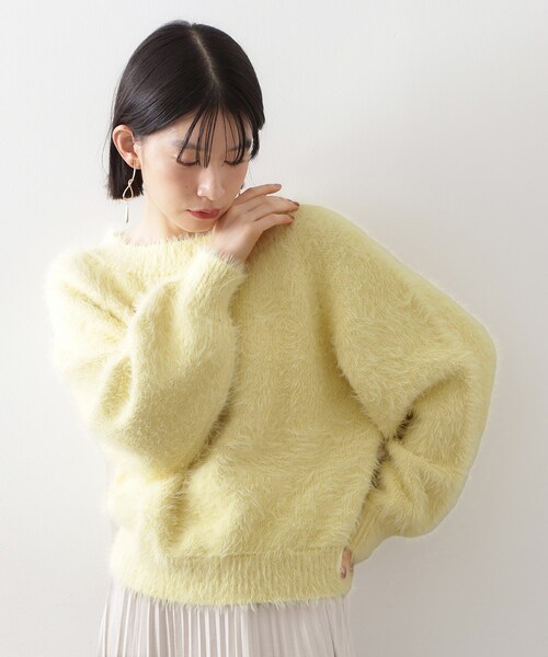 THE SHOP TK （ザ ショップ ティーケー ）の「着るたびときめく ふんわりフェザーシャギーニット（ニット/セーター・レディース・サックスブルー/アイボリー/イエロー系その他/ベージュ・13/12）」の17枚目の写真