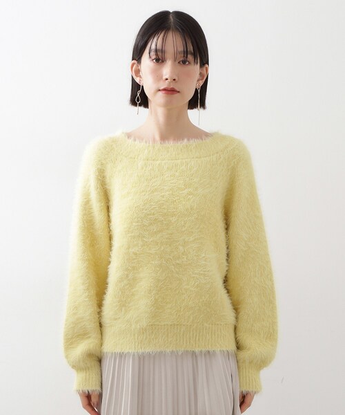 THE SHOP TK （ザ ショップ ティーケー ）の「着るたびときめく ふんわりフェザーシャギーニット（ニット/セーター・レディース・サックスブルー/アイボリー/イエロー系その他/ベージュ・13/12）」の21枚目の写真