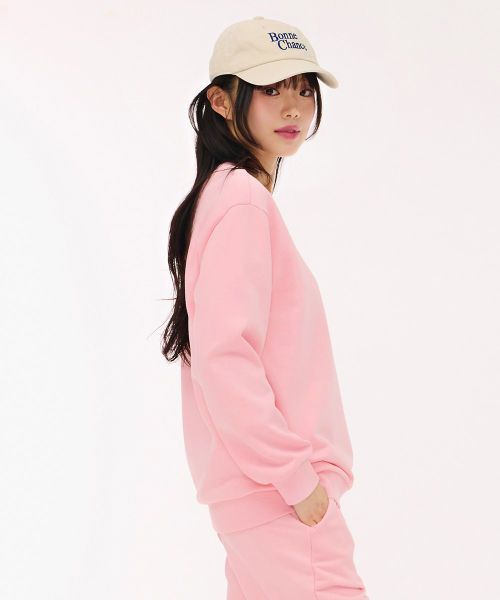 CHASECULT(チェイスカルト)の「レディース刺繍ポイントスウェットシャツ-ピンク(スウェット・レディース・PINK・90/85)」の3枚目の写真