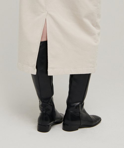 MUSINSA STANDARD WOMAN（ムシンサスタンダードウーマン）の「レディースコーデュロイミドル丈[クリーム]（スカート・レディース・その他・SMALL/MEDIUM/LARGE/X-SMALL）」の6枚目の写真
