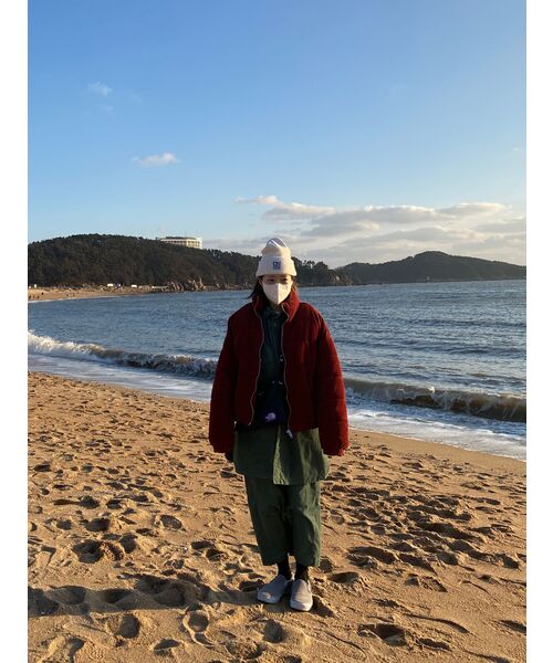 MUSINSA STANDARD WOMAN（ムシンサスタンダードウーマン）の「レディースコーデュロイミドル丈[クリーム]（スカート・レディース・その他・SMALL/MEDIUM/LARGE/X-SMALL）」の9枚目の写真