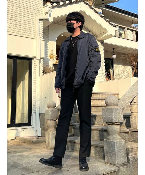 MUSINSA STANDARD（ムシンサスタンダード）の「ストレート隠しバンディングスラックス[ブラック]（スラックス・メンズ・その他・29/30/31/33/26/27/28/40/38/42/36/34/32）」の17枚目の写真