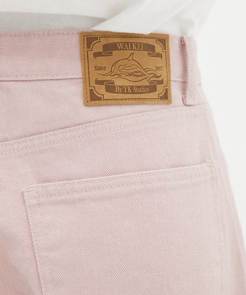 WaiKei（ワイケイ）の「ロゴプリントワイドパンツピンク（その他パンツ・メンズ・その他・MEDIUM/LARGE/X-LARGE/SMALL）」の4枚目の写真