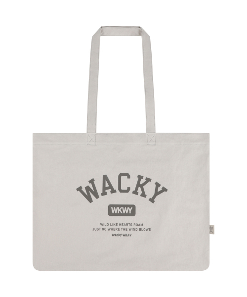 Wacky WiLLy（ワッキーウィリー）の「デイリーエコバッグアイボリー（エコバッグ/サブバッグ・レディース・その他・F）」の2枚目の写真