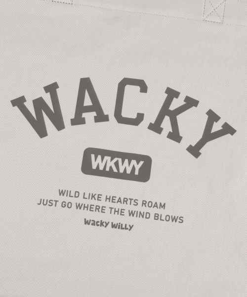 Wacky WiLLy（ワッキーウィリー）の「デイリーエコバッグアイボリー（エコバッグ/サブバッグ・レディース・その他・F）」の5枚目の写真