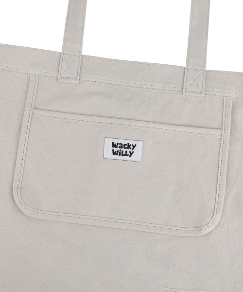 Wacky WiLLy（ワッキーウィリー）の「デイリーエコバッグアイボリー（エコバッグ/サブバッグ・レディース・その他・F）」の7枚目の写真
