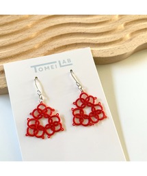 【TOMEI LAB】タティングレース ピアス(MA)