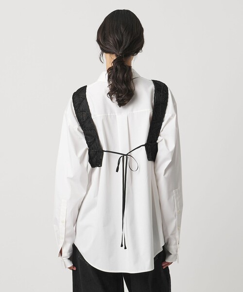 MURRAL クオーツエンブロイダリービスチェ Morpho embroidery bustier (Ivory)