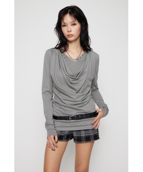 LAGUA GEM(ラグアジェム)の「ELLIPSE BUCKLE ベルト(ベルト・レディース・ブラック/ブラウン・FREE)」の6枚目の写真