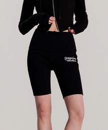 FREEDOM（フリーダム）の「ゴルジ5部フォールディングバイカーパンツ（ブラック）（レギンス/スパッツ）」