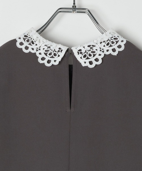 GLOBAL WORK（グローバルワーク）の「ストレッチ2WAYブラウス＊パンツセット/581023（セットアップ・レディース・ブラック/グレー系その他6/ネイビー・SMALL/MEDIUM/LARGE）」の17枚目の写真