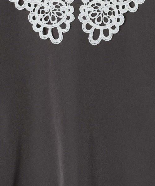 GLOBAL WORK（グローバルワーク）の「ストレッチ2WAYブラウス＊パンツセット/581023（セットアップ・レディース・ブラック/グレー系その他6/ネイビー・SMALL/MEDIUM/LARGE）」の6枚目の写真