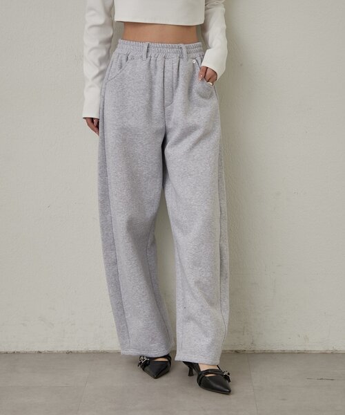 みりあん☺︎② mline]カーブスウェットパンツ（その他パンツ）｜mline（エムライン