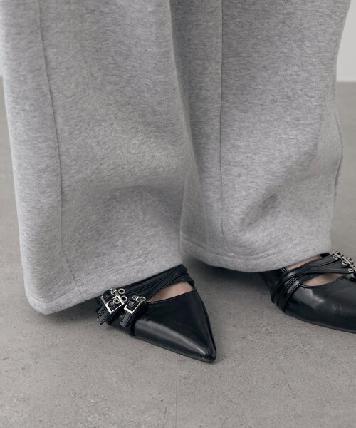 mline（エムライン）の「[mline]カーブスウェットパンツ（その他パンツ・レディース・ブラック/グレー・1/2）」の18枚目の写真