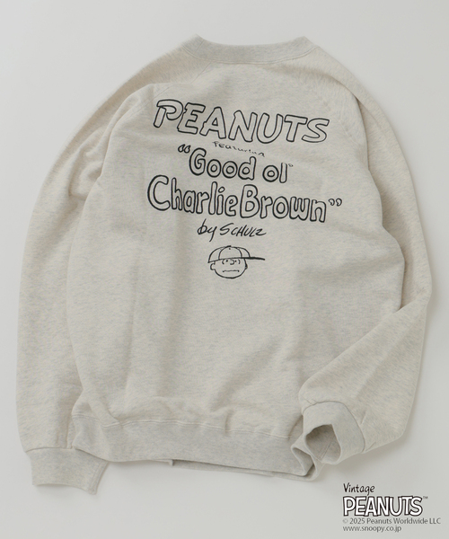 PEANUTS / ピーナッツ 別注 FANTASY A&G INC プリント スウェット