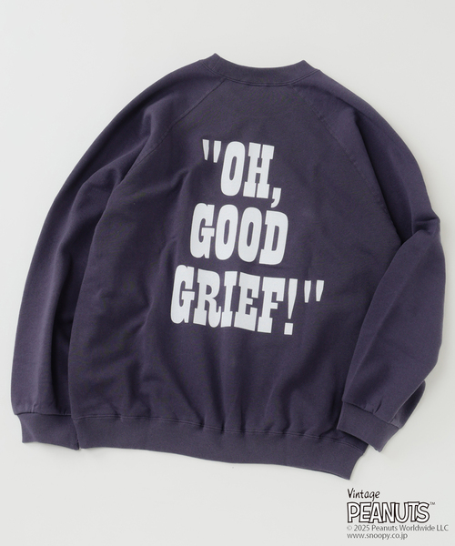 Vintage PEANUTS(ビンテージピーナッツ)の「PEANUTS / ピーナッツ 別注 FANTASY A&G INC プリント スウェット HOLIDAY(スウェット・メンズ・ブラック/アイボリー/ブラウン/ネイビー/レッド・MEDIUM/LARGE/X-LARGE)」の16枚目の写真