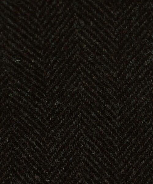 TOMORROWLAND （トゥモローランド）の「ブリティッシュウールツイード バルカラーコート ZANIERI（ステンカラーコート・メンズ・ダークグリーン/ブラウン系その他/チャコールグレー・M/L/XS/S）」の16枚目の写真