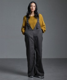 スウェット Vネック」に該当するレディースのつなぎ/オールインワン