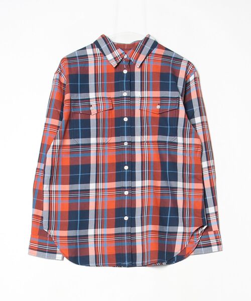 LAUREN RALPH LAUREN(ローレン ラルフ ローレン)の「チェック コットン ツイル シャツ(シャツ/ブラウス・レディース・マルチ・M/XS/S)」の3枚目の写真