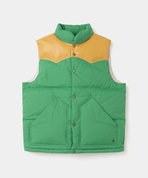 UNIFORM BRIDGE（ユニフォームブリッジ）の「western down vest green（ダウンベスト）」